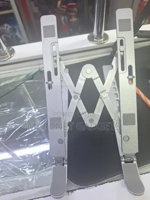 Adjustable Silver Laptop Stand