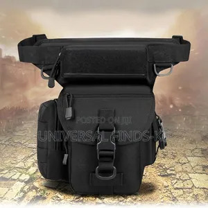 Black Tactical Drop Waist Leg Bag