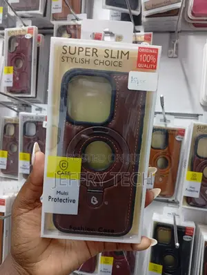 iPhone 12 Through iPhone 17 Multi-Protective Leather-Texture Case