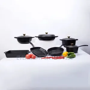 11pcs Cast Iron Cookware