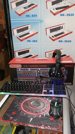 4 in 1 Gaming Combo Keyboard,Mouse,Headset,Mousepad