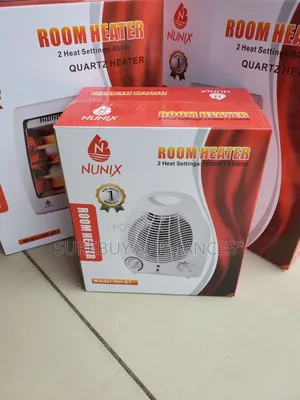 Nunix 2-in-1 Electric Fan Heater – Cool, Warm Hot Air Modes