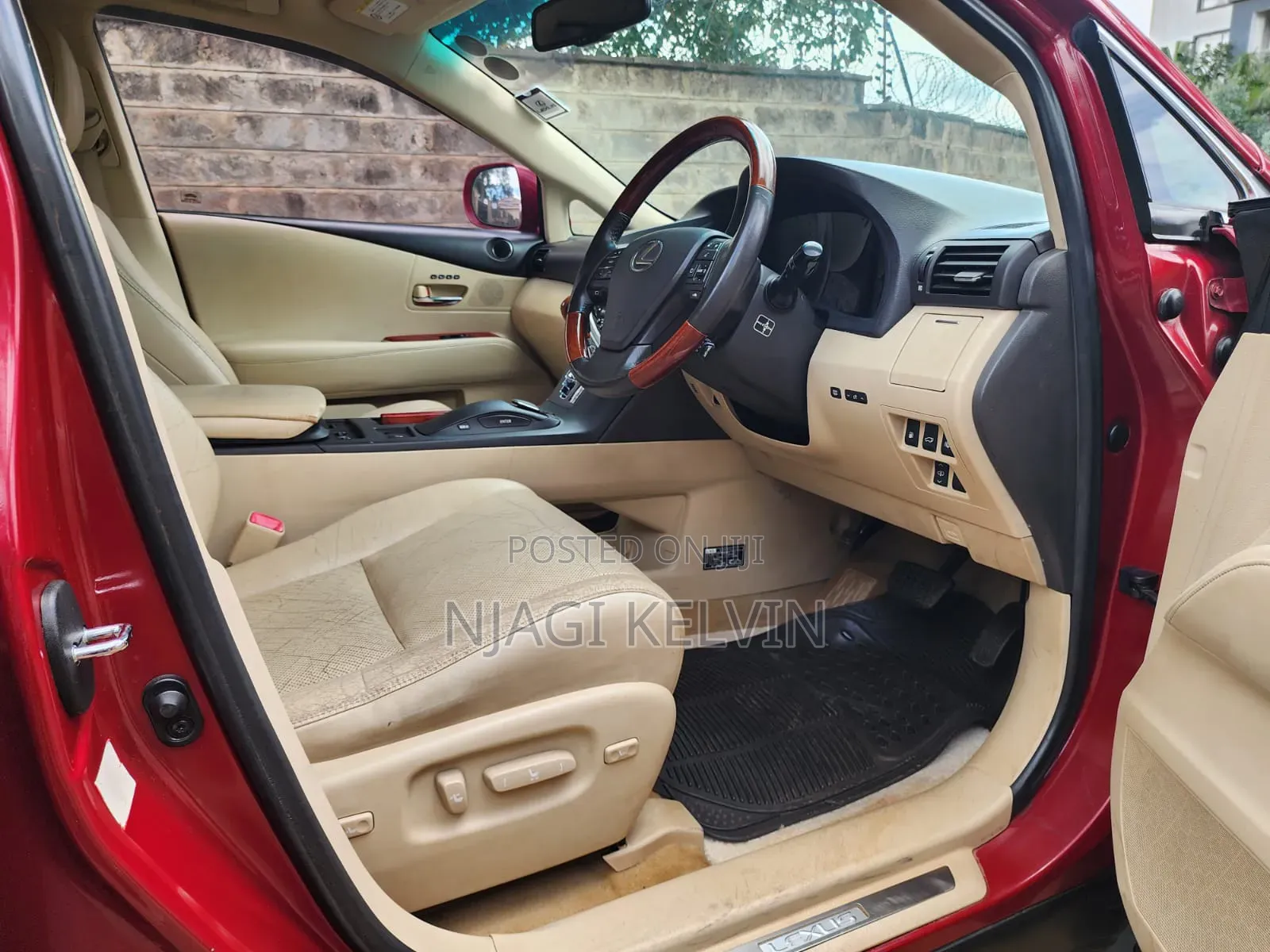 Lexus RX 450h 2010 Red