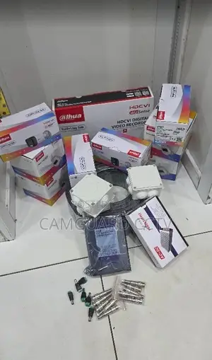Complete Eight CCTV Dahua DVR With 8 Colorvu Cameras Full Kit