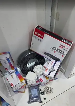 Complete Full Color 4 Channel Dahua 4 CCTV Kit