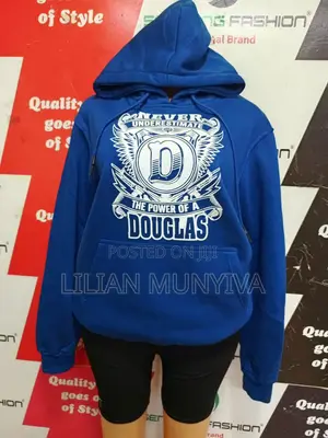 Branded Prusian Blue Hoodie