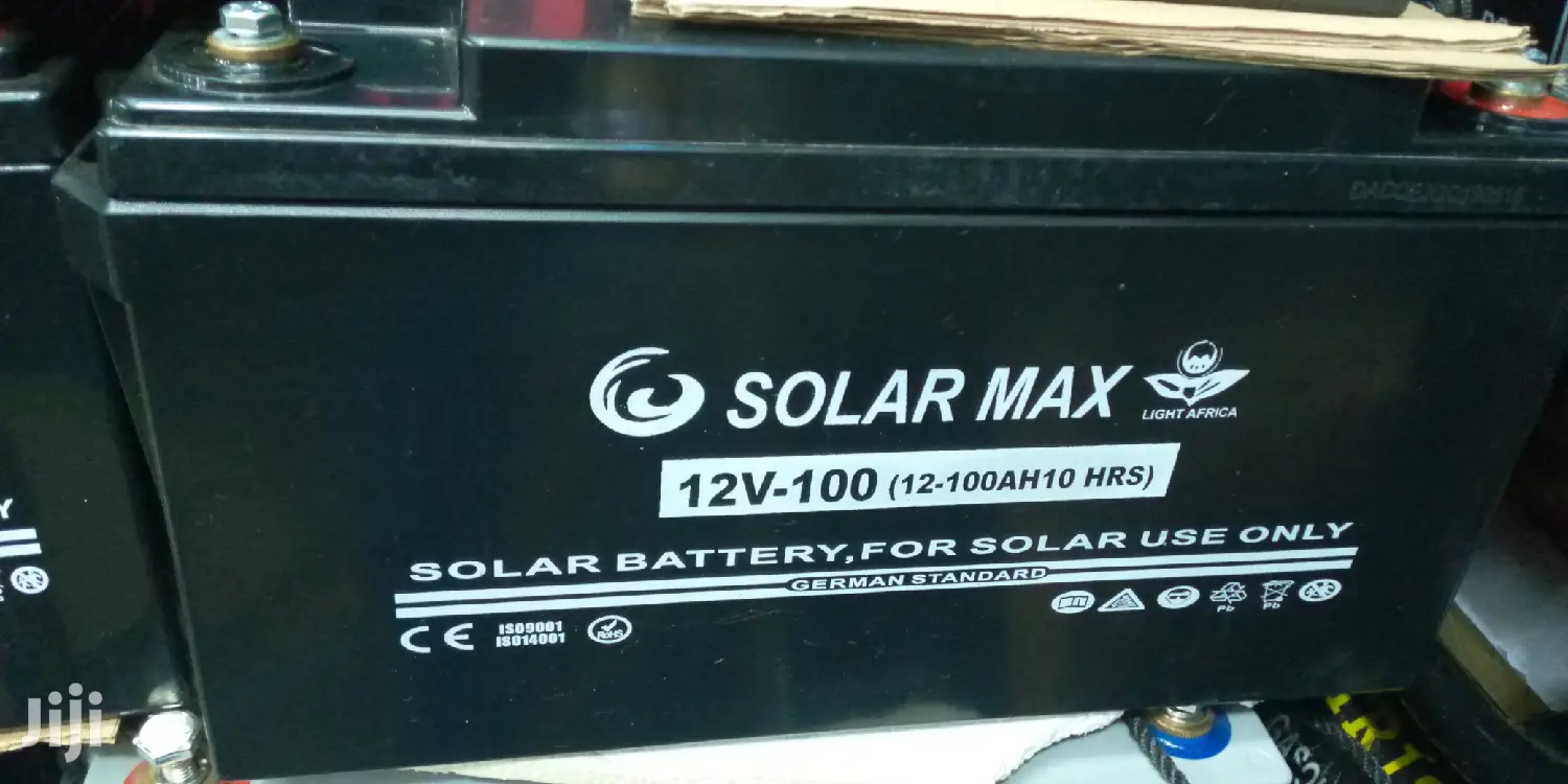 Solarmax German Standard Battery 100ah