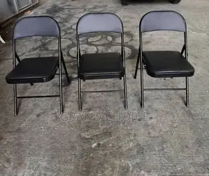 Padded Foldable Leather Chair