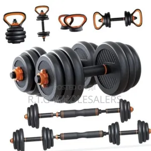 Multi-Function 6in1 Kettlebell Dumbbell Barbell Set