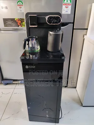 Black and Silver Nunix A1c Bottom Load Hot and Cold Water Dispensers