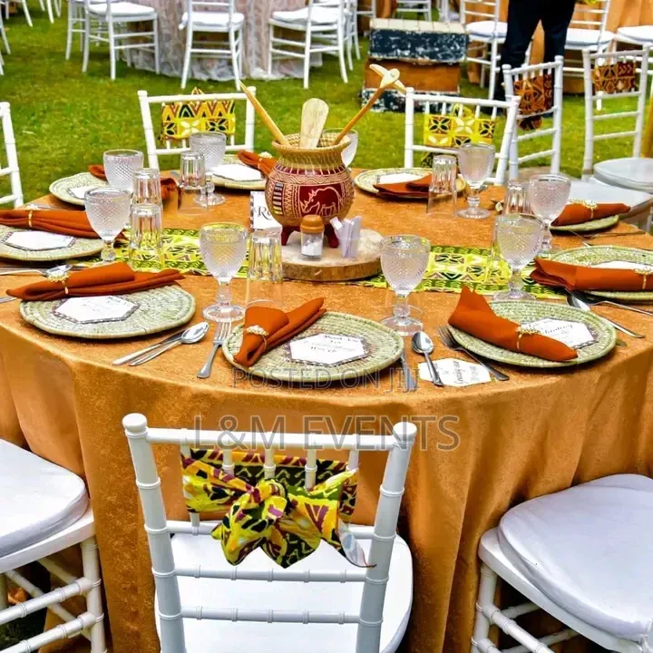 Executive Clean Tents,Chaivari Chairs,Tables Decor for Hire