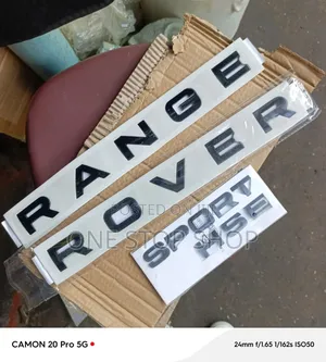 Range Rover and Sport Hse Lettering Customized 3d Abs Emblem