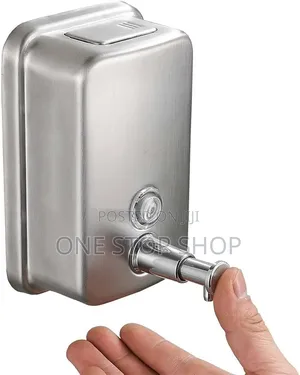 Lockable 800ml Metallic Soap Dispenser