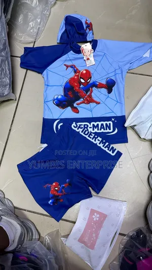 3 Pc Boys Swimming  Costumes Age 5yrs to 12yrs