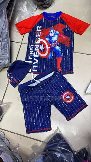 3 Pc Boys Swimming  Costumes Age 5yrs to 12yrs