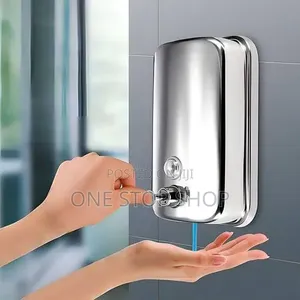 800ml Wall Mount Bathroom Liquid Metallic Soap Dispenser