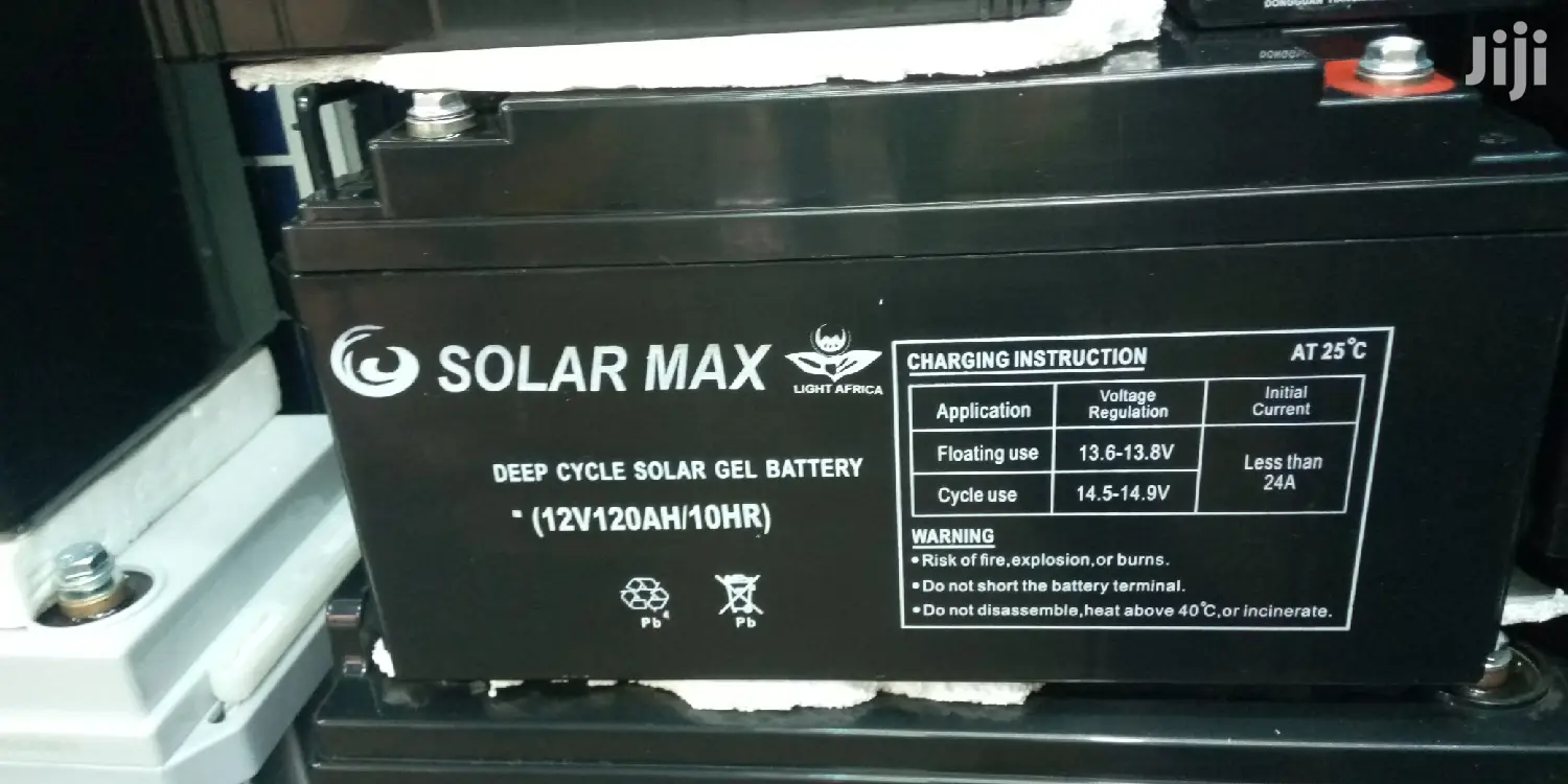 Solarmax Deep Cycle Gel Battery 120ah