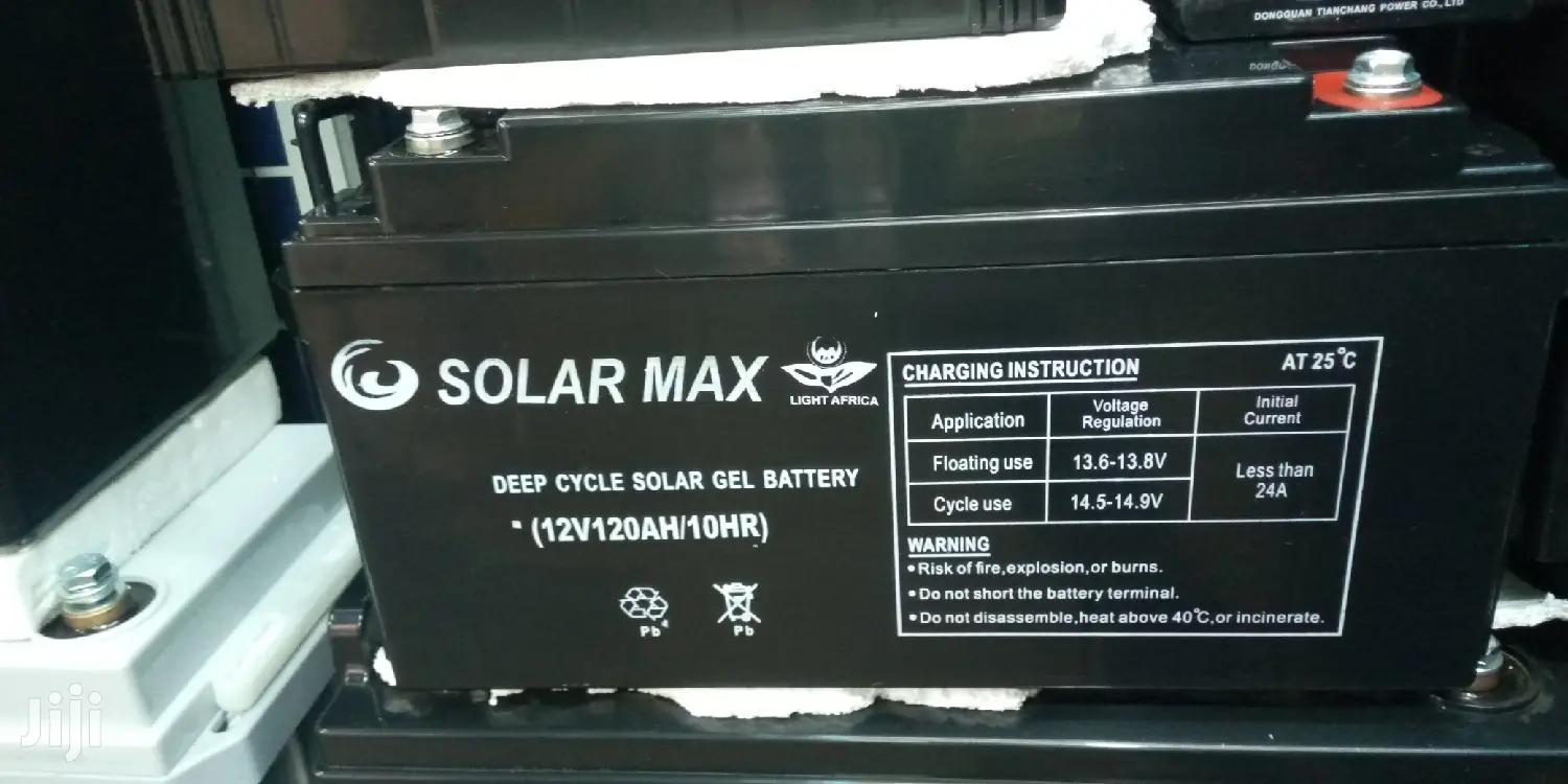 Solarmax Deep Cycle Gel Battery 120ah