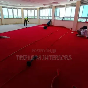 Luxury Red Wall-to-Wall Carpet – Usa Quality