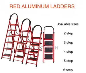 Aluminium Foldable Step Ladders (2,3,4,5,6 Steps)