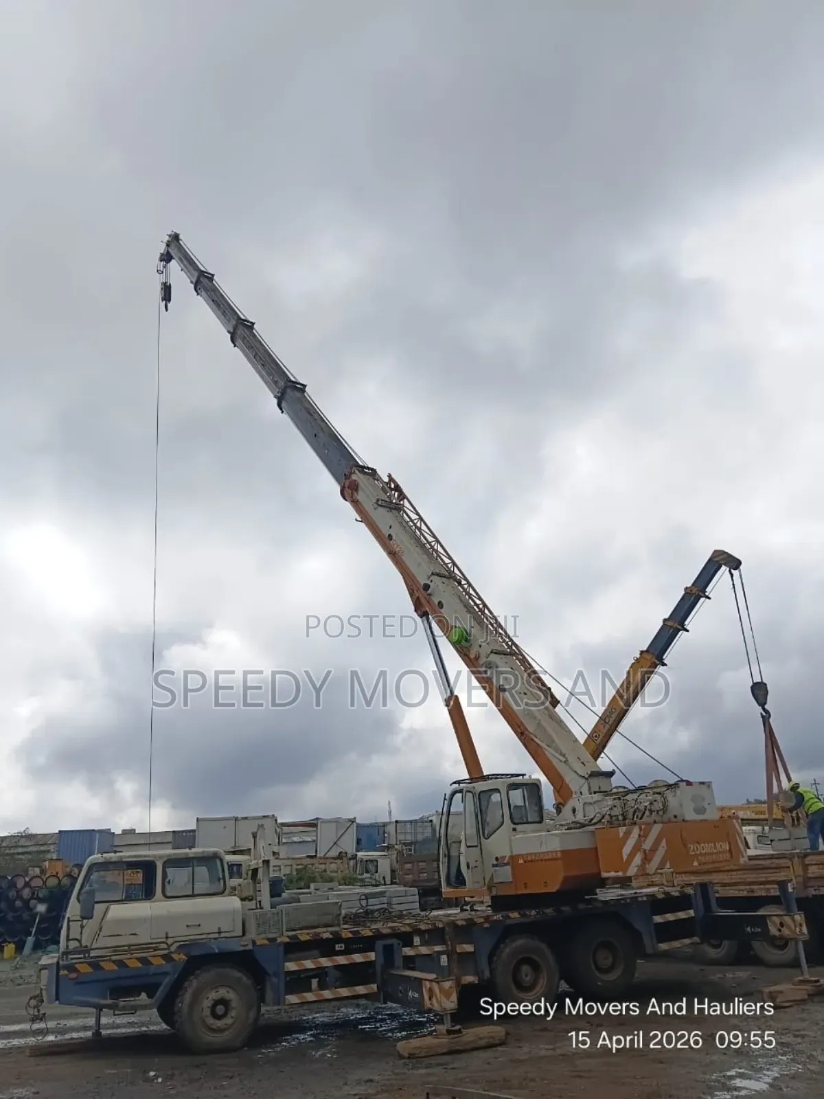 Crane for Heavy Lifting Available !!