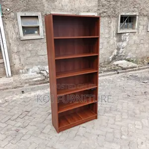 Office Bookshelf : 6-Shelf Modern Wooden Bookshelf,