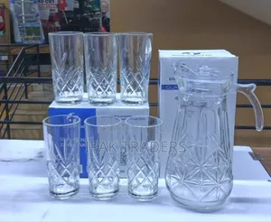 Water Set 
1.8 LTRS Jug
6 PCS 330ml Glasses
Available