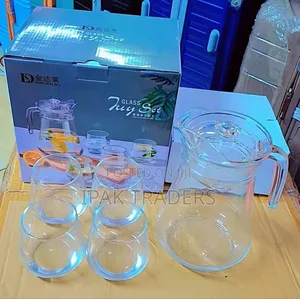 Water Set 
1.3 LTRS Jug
4 PCS 300ml Tumbler
Available