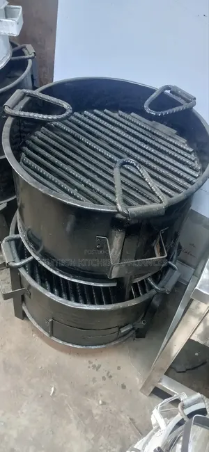 Heavy Metallic Jiko With Grill