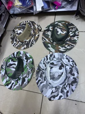 Wide Brim Camouflage Mesh Boonie/Safari Hats