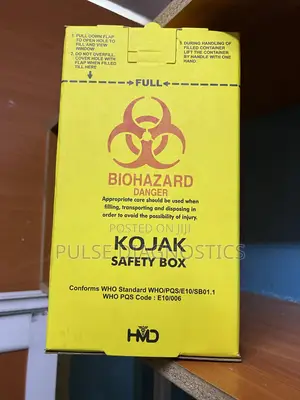 Safety Box| Biohazard Sharps Container| Medical Waste Safety Box| 5l