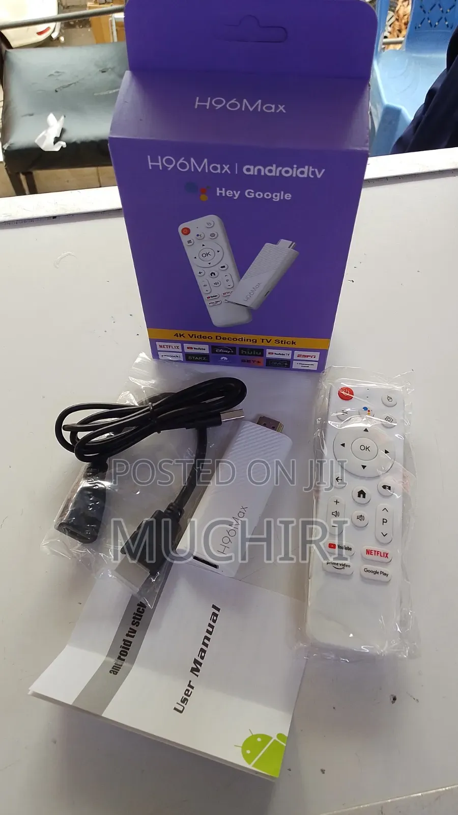 H96max Android Tv Google Smart Android Tv Stick Decoding 2+16gb Rom