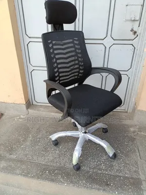Office Headrest Chair With Castors