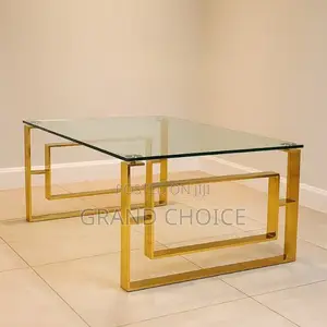 Transparent Glass Coffe Table