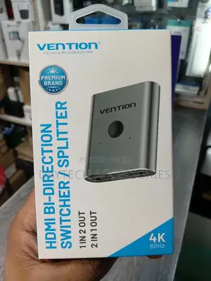 This Is a Vention 2-Port Hdmi Bi-Direction Switcher (Model: Afuh0).