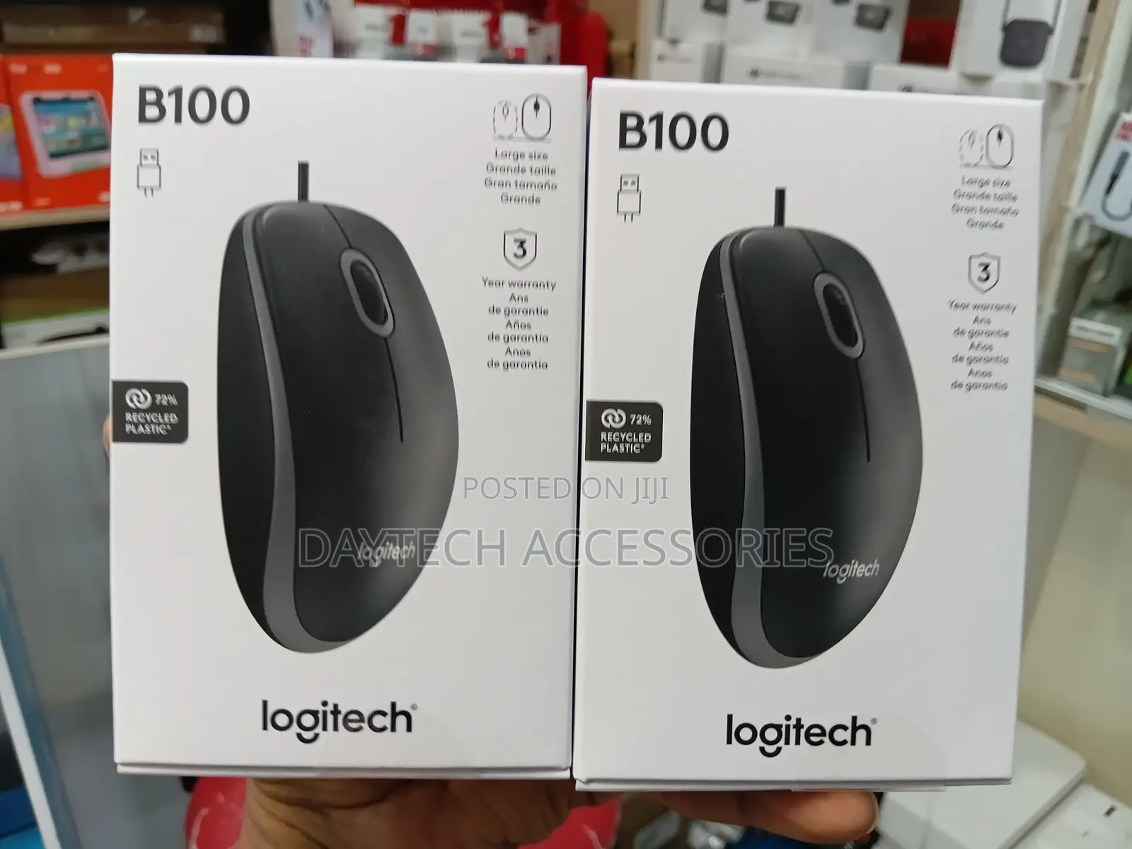 Mouse Logitech B100 - Black