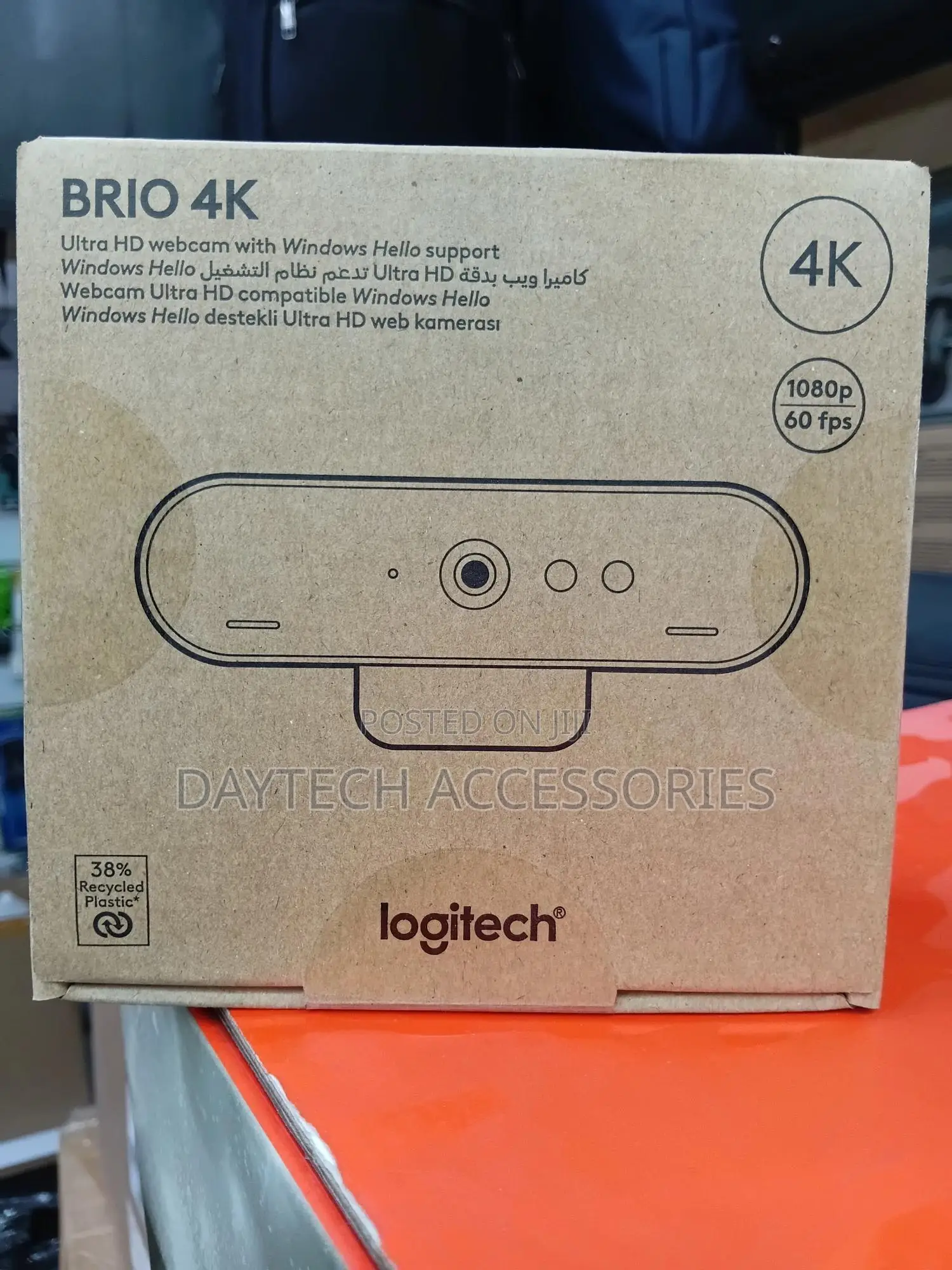 Logitech Brio Ultra Hd Video HDR Webcam - Black