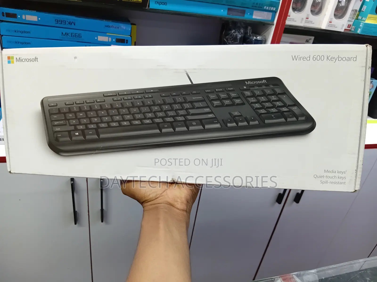 Microsoft Wired 600 Keyboard Uk Layout Black Pc Usb
