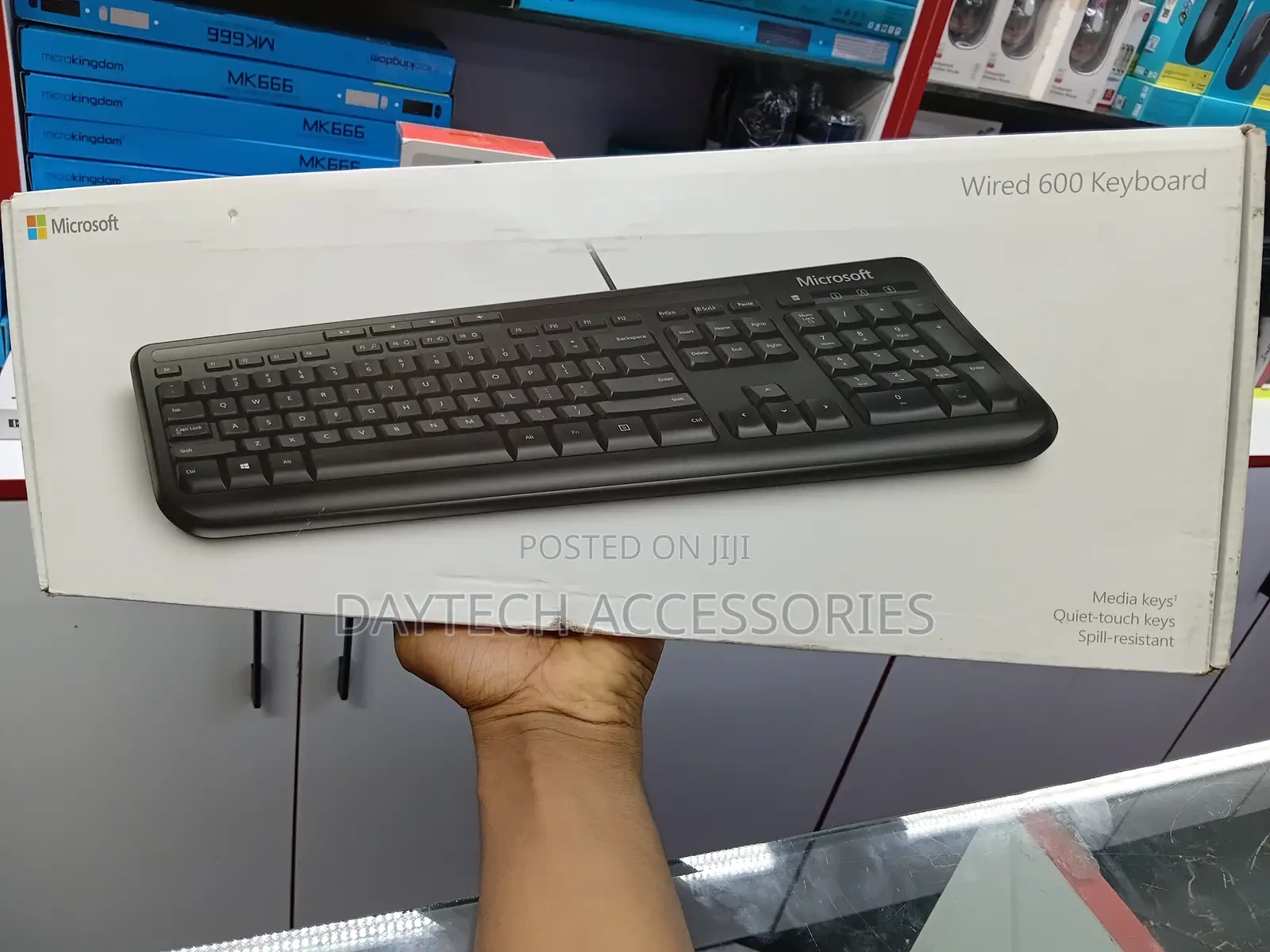 Microsoft Wired 600 Keyboard Uk Layout Black Pc Usb