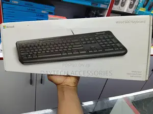 Microsoft Wired 600 Keyboard Uk Layout Black Pc Usb