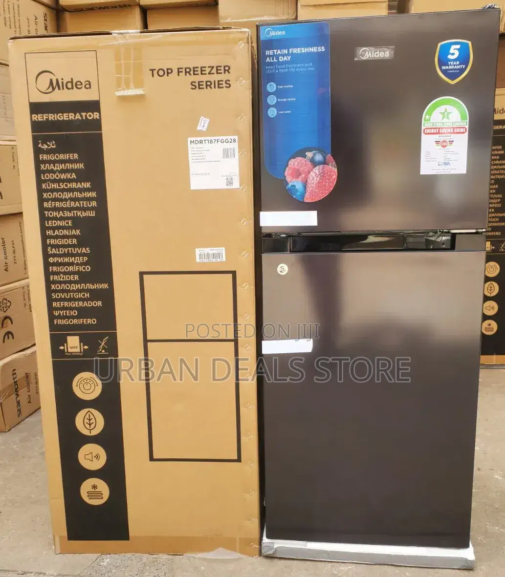 Midea 128 Litres Double Door Refrigerator