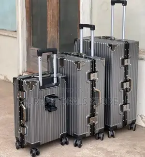 3 in 1 Managerial Aliminium Flame Zippless Suitcase Travel Bag