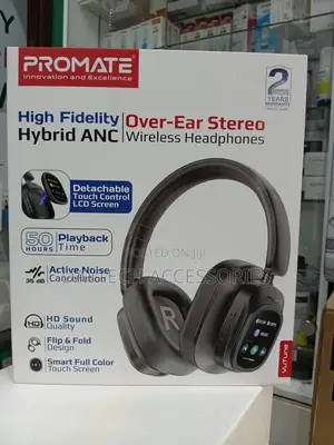 The Promate Vutune High-Definition Hybrid Anc Headphones.