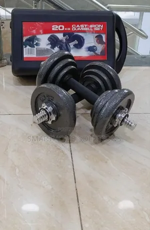 20kg Chrome Dumbbells/Set of 2 20kg Dumbells