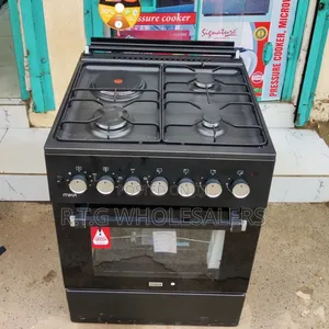 Mika 60cm Cooker 3 Gas + 1 Electric Plate Oven Rotisserie