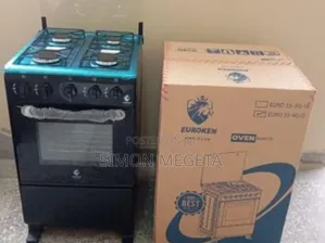 Full Gas With Auto Ignition Euro 55 4g With Free Chopping Board