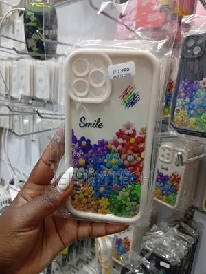 iPhone 12 Pro Shockproof Silicone Floral-Patterned Case