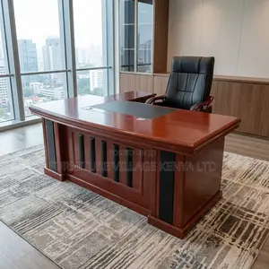 1.8 Meters Mahogany Table With Side Extension
