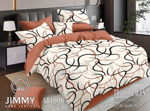 (6pc)Flowered Double Sided Cotton Duvet Cover ~ Size : 6*6/6*7