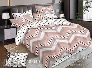 (6pc)Flowered Double Sided Cotton Duvet Cover ~ Size : 6*6/6*7
